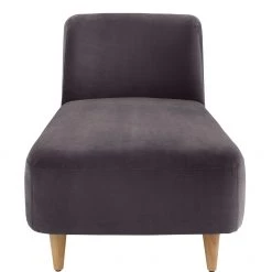 Discount - Habitat Daisy Velvet Chaise Grey Armchairs -Seating Sales Store unnamed file 10