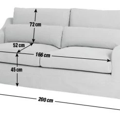 The Surprise Price - Habitat Odin 3 Seater Fabric Sofa Indigo Blue Sofas And Armchairs -Seating Sales Store unnamed file 1036