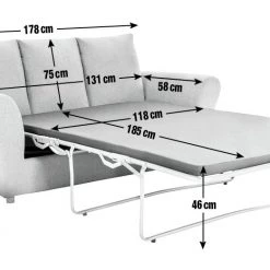 Shipping Included - Habitat Carrie Fabric Sofa Bed Grey Sofas -Seating Sales Store unnamed file 1050