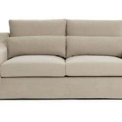 Free Shipping - Habitat Odin 2 Seater Fabric Sofa Natural Sofas