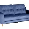 Free Shipping - Habitat Emerson 3 Seater Velvet Recliner Sofa Navy Sofas