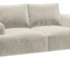 Discount - Habitat Julien 2 Seater Velvet Sofa Natural Sofas
