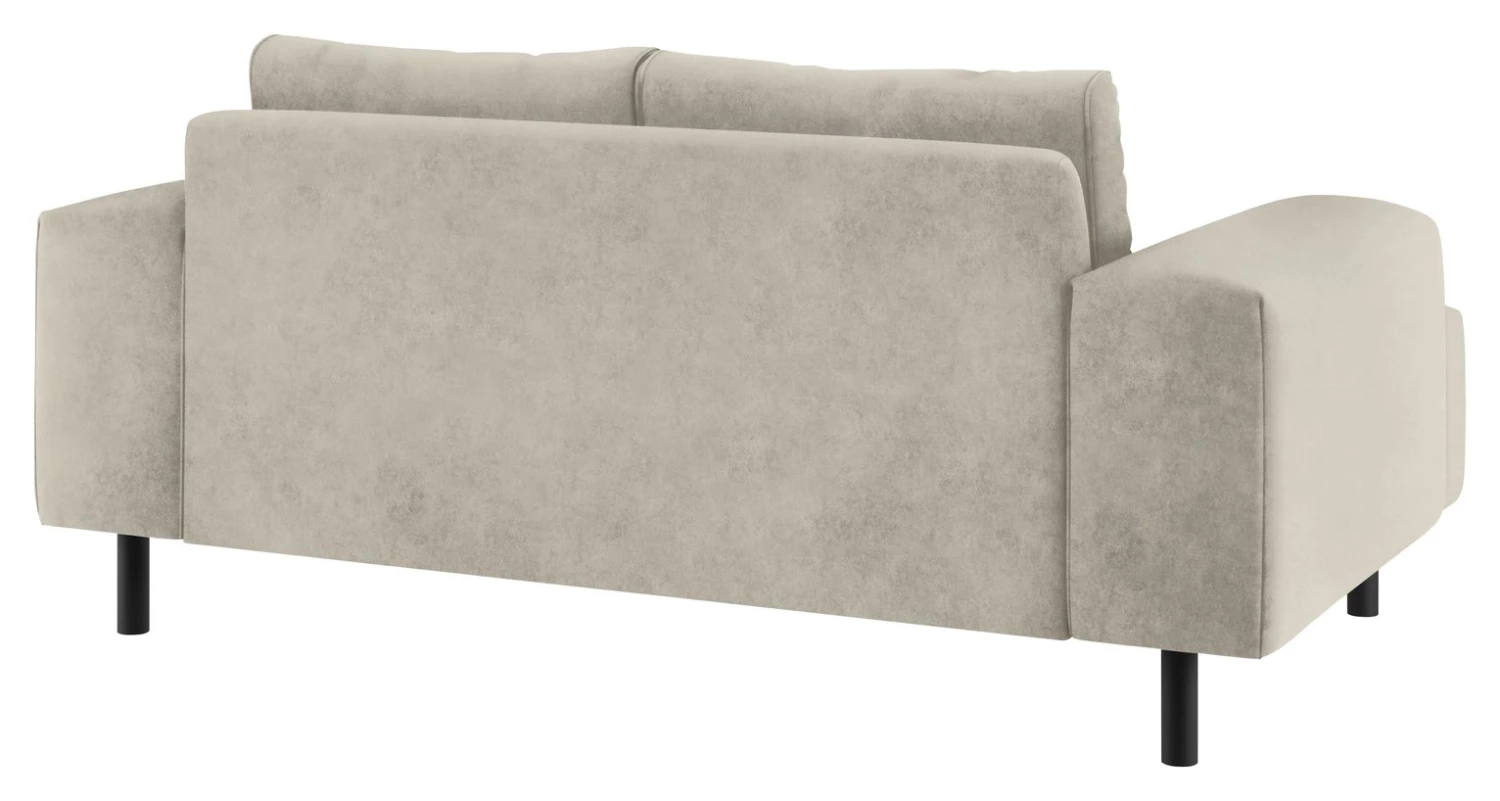 Discount - Habitat Julien 2 Seater Velvet Sofa Natural Sofas 4 Discount - Habitat Julien 2 Seater Velvet Sofa Natural Sofas - Image 4
