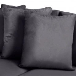 Flash Sale - Habitat Lana 3 Seater Velvet Sofa With Cushion Charcoal Sofas -Seating Sales Store unnamed file 1147