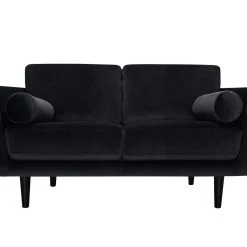 Discount - Habitat Jackson 2 Seater Velvet Sofa Green Black Sofas 14 Discount - Habitat Jackson 2 Seater Velvet Sofa Green Black Sofas -Seating Sales Store unnamed file 1154