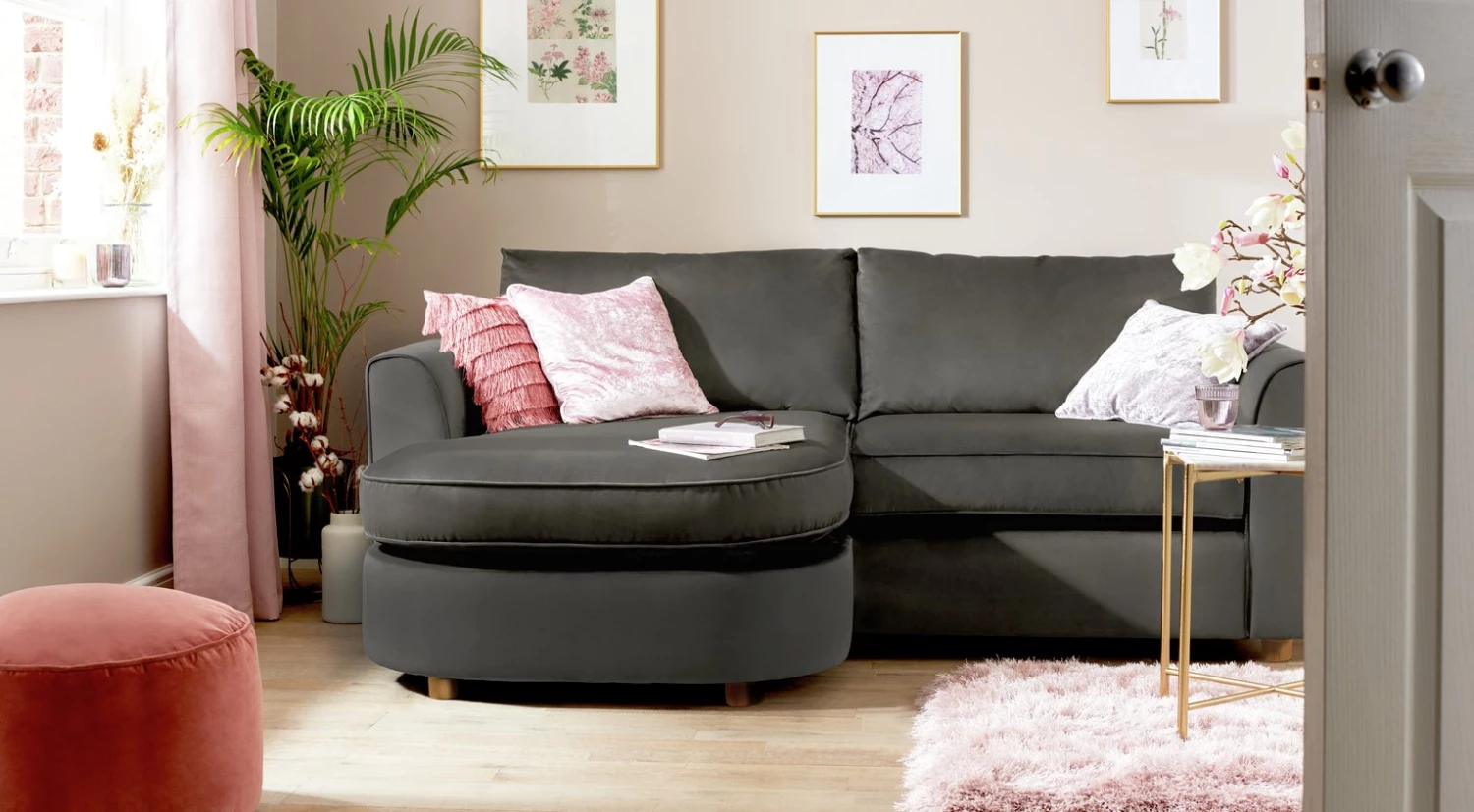 The Surprise Price - Habitat Reed Reversible Corner Fabric Sofa Grey Sofas And Armchairs 2 The Surprise Price - Habitat Reed Reversible Corner Fabric Sofa Grey Sofas And Armchairs - Image 2