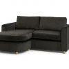 Shipping Included - Habitat Reed Reversible Corner Velvet Sofa Charcoal Sofas