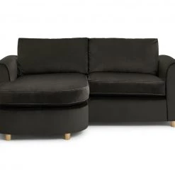 Shipping Included - Habitat Reed Reversible Corner Velvet Sofa Charcoal Sofas -Seating Sales Store unnamed file 1167