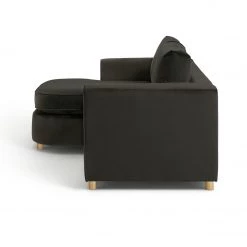 Shipping Included - Habitat Reed Reversible Corner Velvet Sofa Charcoal Sofas -Seating Sales Store unnamed file 1168