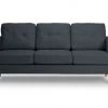 Free Shipping - Habitat Joshua 3 Seater Fabric Sofa Charcoal Sofas And Armchairs
