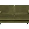 Free Shipping - Habitat Jackson 3 Seater Velvet Sofa Green Olive Sofas And Armchairs
