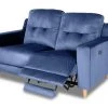 Best Price - Habitat Emerson 2 Seater Velvet Recliner Sofa Navy Sofas And Armchairs