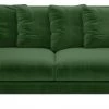 Discount - Habitat Swift 2 Seater Velvet Sofa Moss Green Sofas And Armchairs
