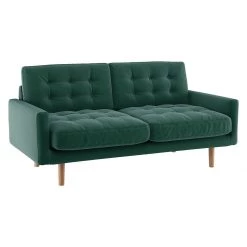 Free Shipping - Habitat Fenner 2 Seater Velvet Sofa Emerald Green Sofas And Armchairs -Seating Sales Store unnamed file 1408
