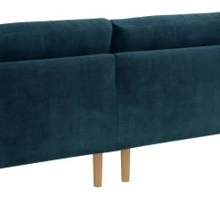 Free Shipping - Habitat Fenner Right Corner Velvet Chaise Ink Blue Sofas -Seating Sales Store unnamed file 1416