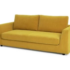 Discount - Habitat Brixley 3 Seater Fabric Sofa Yellow Sofas And Armchairs -Seating Sales Store unnamed file 1428