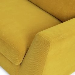 Discount - Habitat Brixley 3 Seater Fabric Sofa Yellow Sofas And Armchairs -Seating Sales Store unnamed file 1431