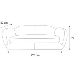 Flash Sale - Habitat Layla 4 Seater Velvet Sofa Charcoal Sofas And Armchairs -Seating Sales Store unnamed file 1445