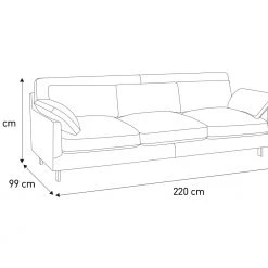 Discount - Habitat Cuscino 3 Seater Fabric Sofa Charcoal Sofas -Seating Sales Store unnamed file 1493
