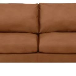 On Sale - Habitat Lyle 3 Seater Leather Sofa Tan Sofas And Armchairs