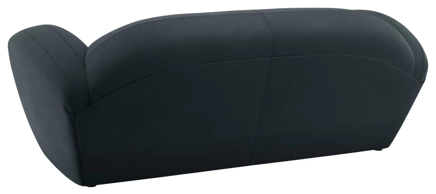 Discount - Habitat Layla 3 Seater Velvet Sofa Charcoal Sofas And Armchairs 5 Discount - Habitat Layla 3 Seater Velvet Sofa Charcoal Sofas And Armchairs - Image 5