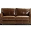 Flash Sale - Habitat Milford 3 Seater Leather Sofa Tan Sofas