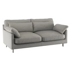 The Surprise Price - Habitat Cuscino 2 Seater Textured Fabric Sofa Light Grey Sofas -Seating Sales Store unnamed file 1578