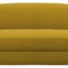 Discount - Habitat Layla 3 Seater Velvet Sofa Yellow Sofas And Armchairs