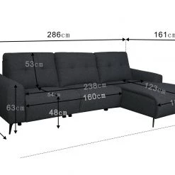 The Surprise Price - Habitat Ghost Left Corner Fabric Recliner Sofa Charcoal Sofas 13 The Surprise Price - Habitat Ghost Left Corner Fabric Recliner Sofa Charcoal Sofas -Seating Sales Store unnamed file 1686