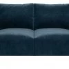 Free Shipping - Habitat Julien 2 Seater Velvet Sofa Navy Sofas