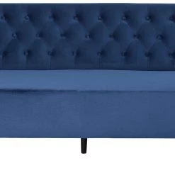 The Surprise Price - Habitat Blake 3 Seater Velvet Sofa Navy Sofas
