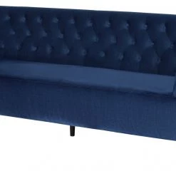 The Surprise Price - Habitat Blake 3 Seater Velvet Sofa Navy Sofas -Seating Sales Store unnamed file 1713