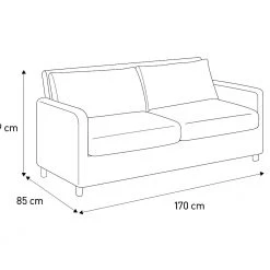 Shipping Included - Habitat Chester 2 Seater Fabric Sofa Charcoal Sofas -Seating Sales Store unnamed file 1727