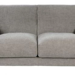 Free Shipping - Habitat Askem 2 Seater Woven Stripey Linen Sofa Natural Sofas