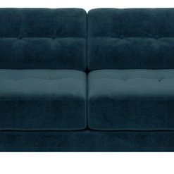 Shipping Included - Habitat Hendricks 4 Seater Velvet Sofa Ink Blue Sofas