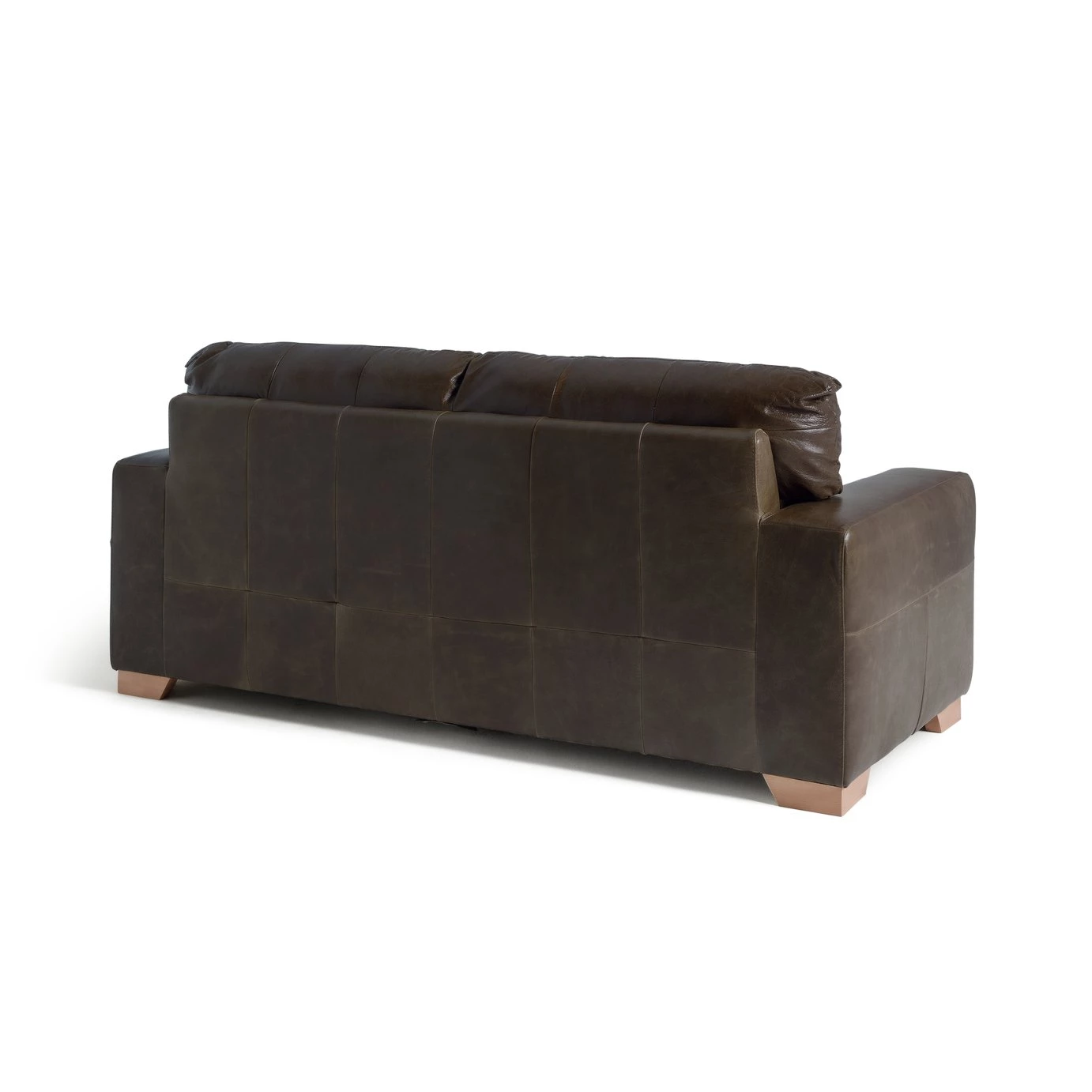 Shipping Included - Habitat Eton 3 Seater Leather Sofa Dark Brown Chocolate Sofas 6 Shipping Included - Habitat Eton 3 Seater Leather Sofa Dark Brown Chocolate Sofas - Image 6