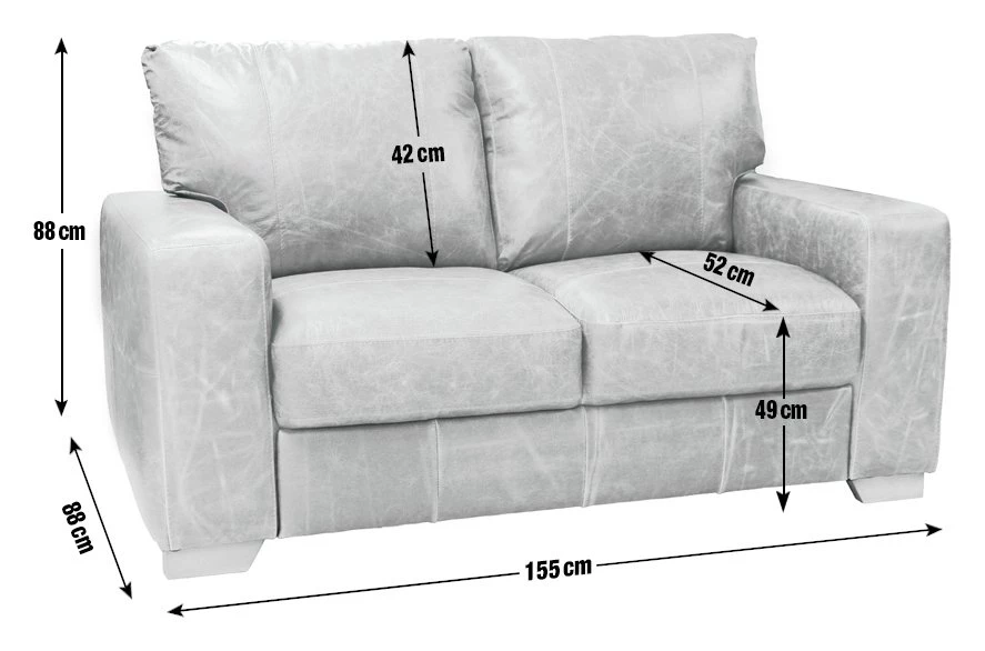 The Surprise Price - Habitat Eton 2 Seater Leather Sofa Dark Brown Chocolate Sofas And Armchairs 2 The Surprise Price - Habitat Eton 2 Seater Leather Sofa Dark Brown Chocolate Sofas And Armchairs - Image 2