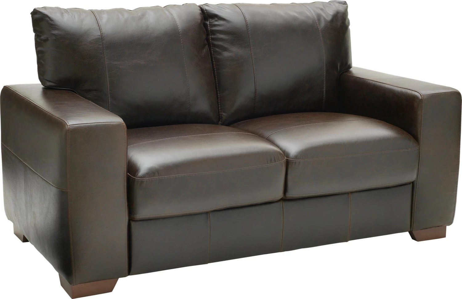 The Surprise Price - Habitat Eton 2 Seater Leather Sofa Dark Brown Chocolate Sofas And Armchairs 4 The Surprise Price - Habitat Eton 2 Seater Leather Sofa Dark Brown Chocolate Sofas And Armchairs - Image 4