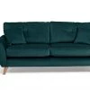 Free Shipping - Habitat Isla 3 Seater Velvet Sofa Teal Sofas