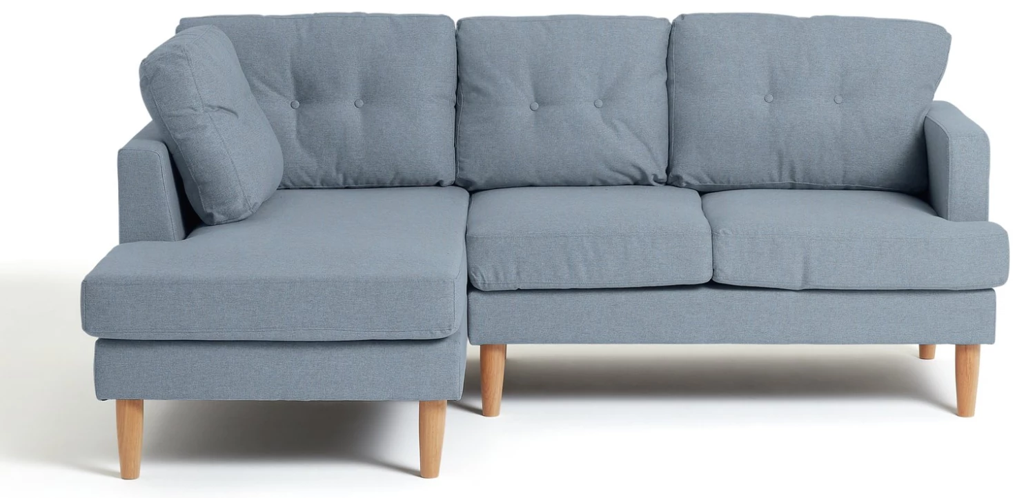 On Sale - Habitat Joshua Left Corner Fabric Sofa Light Grey Sofas 10 On Sale - Habitat Joshua Left Corner Fabric Sofa Light Grey Sofas - Image 10