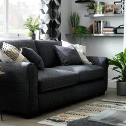 Flash Sale - Habitat Lisbon 4 Seater Fabric Sofa Charcoal Sofas -Seating Sales Store unnamed file 198