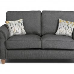 Flash Sale - Habitat Wilfred 3 Seater Fabric Sofa Charcoal Sofas And Armchairs