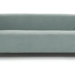 Flash Sale - Habitat Moda 3 Seater Velvet Sofa Duck Egg Sofas And Armchairs