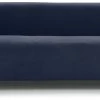 Discount - Habitat Moda 3 Seater Velvet Sofa Navy Sofas