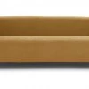 Free Shipping - Habitat Moda 3 Seater Velvet Sofa Mustard Sofas