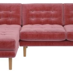 Best Price - Habitat Fenner Left Corner Velvet Chaise Dusty Rose Sofas And Armchairs -Seating Sales Store unnamed file 2062