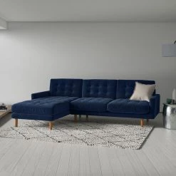 Best Price - Habitat Fenner Left Corner Velvet Chaise Dusty Rose Sofas And Armchairs -Seating Sales Store unnamed file 2068