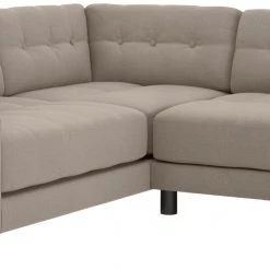 The Surprise Price - Habitat Hendricks Right Corner Velvet Sofa Natural Sofas