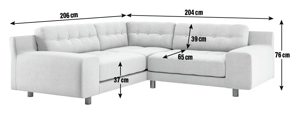The Surprise Price - Habitat Hendricks Right Corner Velvet Sofa Natural Sofas 4 The Surprise Price - Habitat Hendricks Right Corner Velvet Sofa Natural Sofas - Image 4