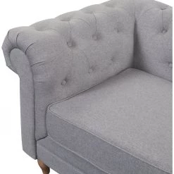 Shipping Included - Habitat Chesterfield 2 Seater Woven Sofa Light Grey Sofas -Seating Sales Store unnamed file 2109